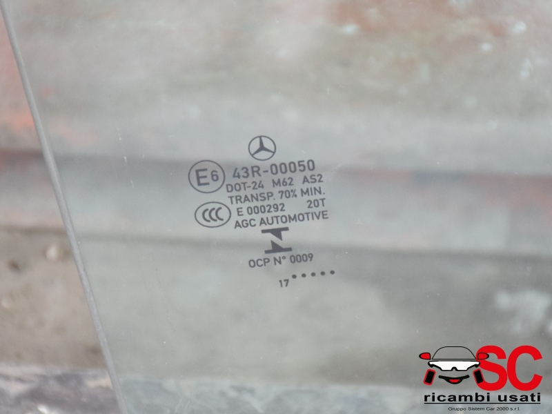 Vetro Scendente Posteriore Dx Mercedes Cla W117  - 37591