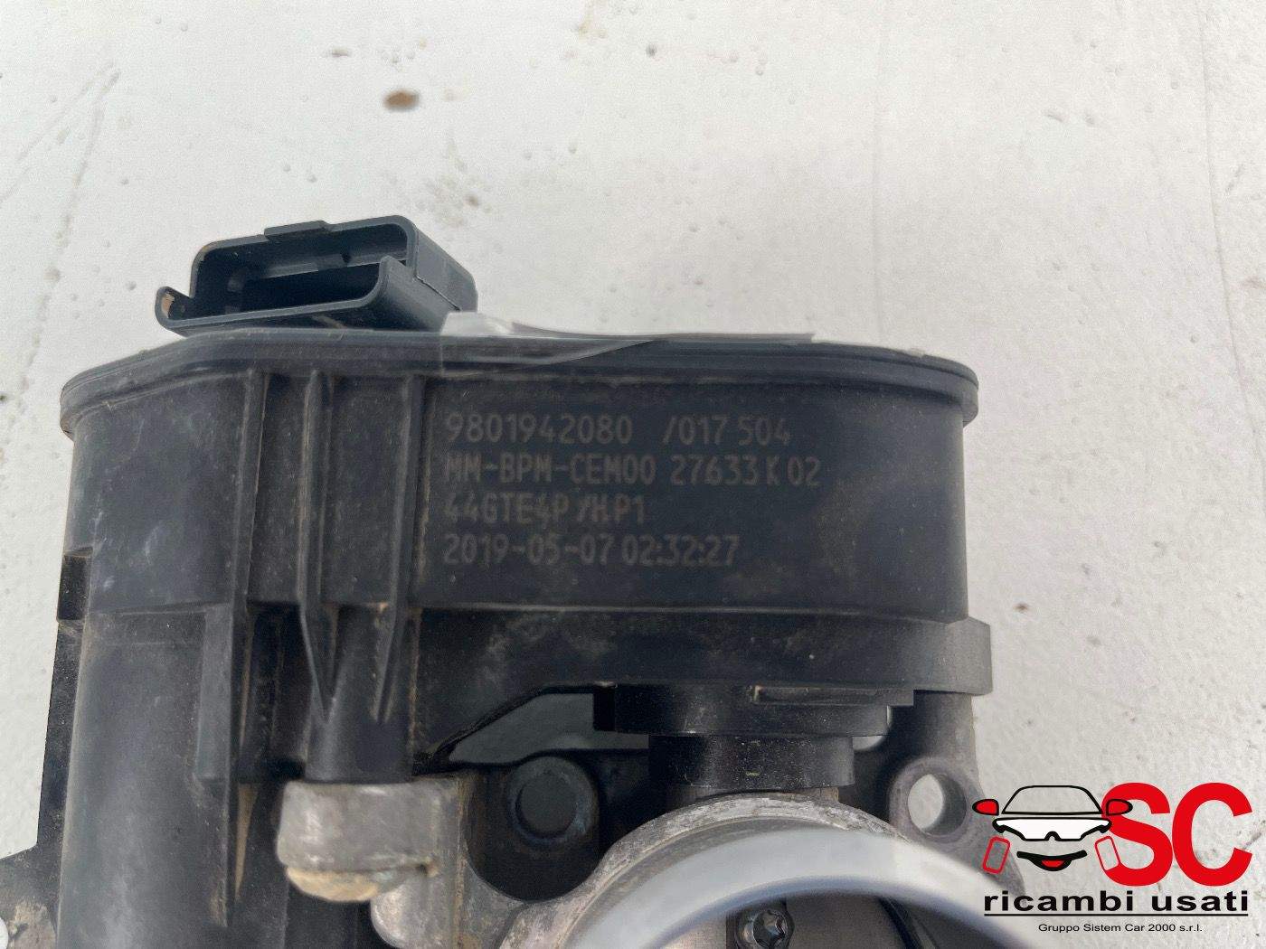 Corpo Farfallato Peugeot 2008 1.2 Benzina 9801942080 - 38456 Corpo Farfallato Peugeot 2008 1.2 Benzina 9801942080 - 38456