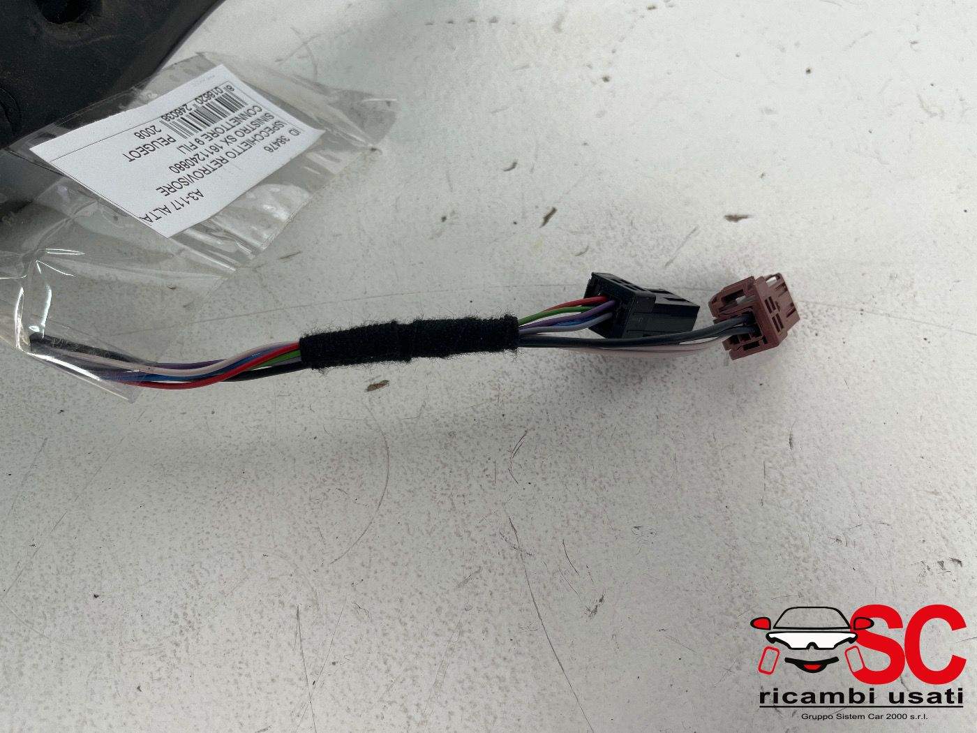 Specchietto Retrovisore Sinistro Peugeot 2008 1611240880 - 38476 Specchietto Retrovisore Sinistro Peugeot 2008 1611240880 - 38476