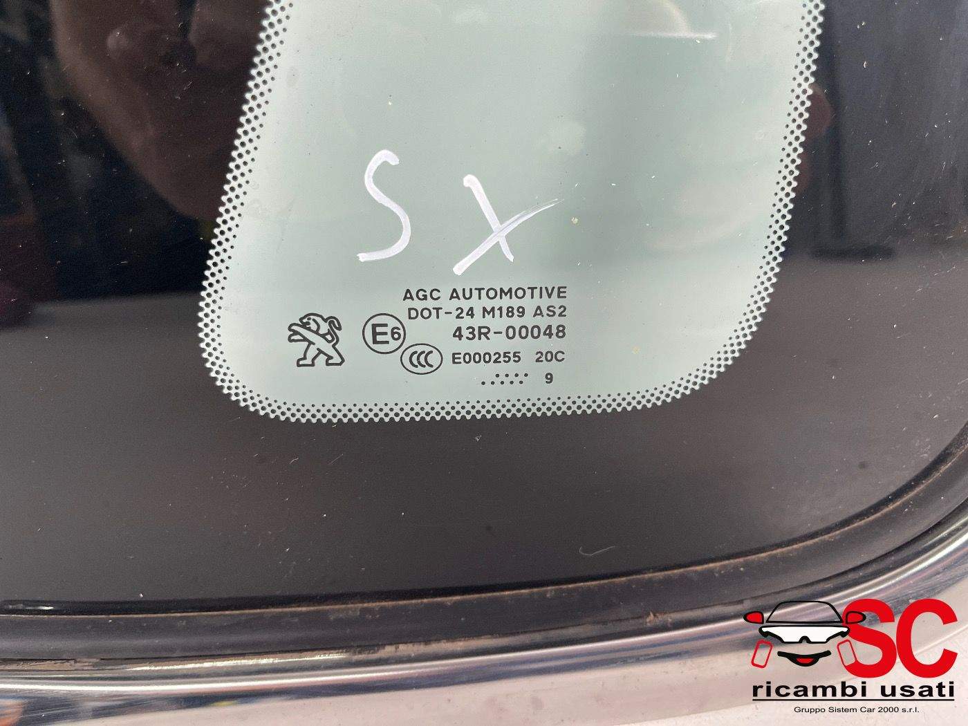 Vetro Fisso Posteriore Sinistro Peugeot 2008 9802557480 9800983880 - 38477