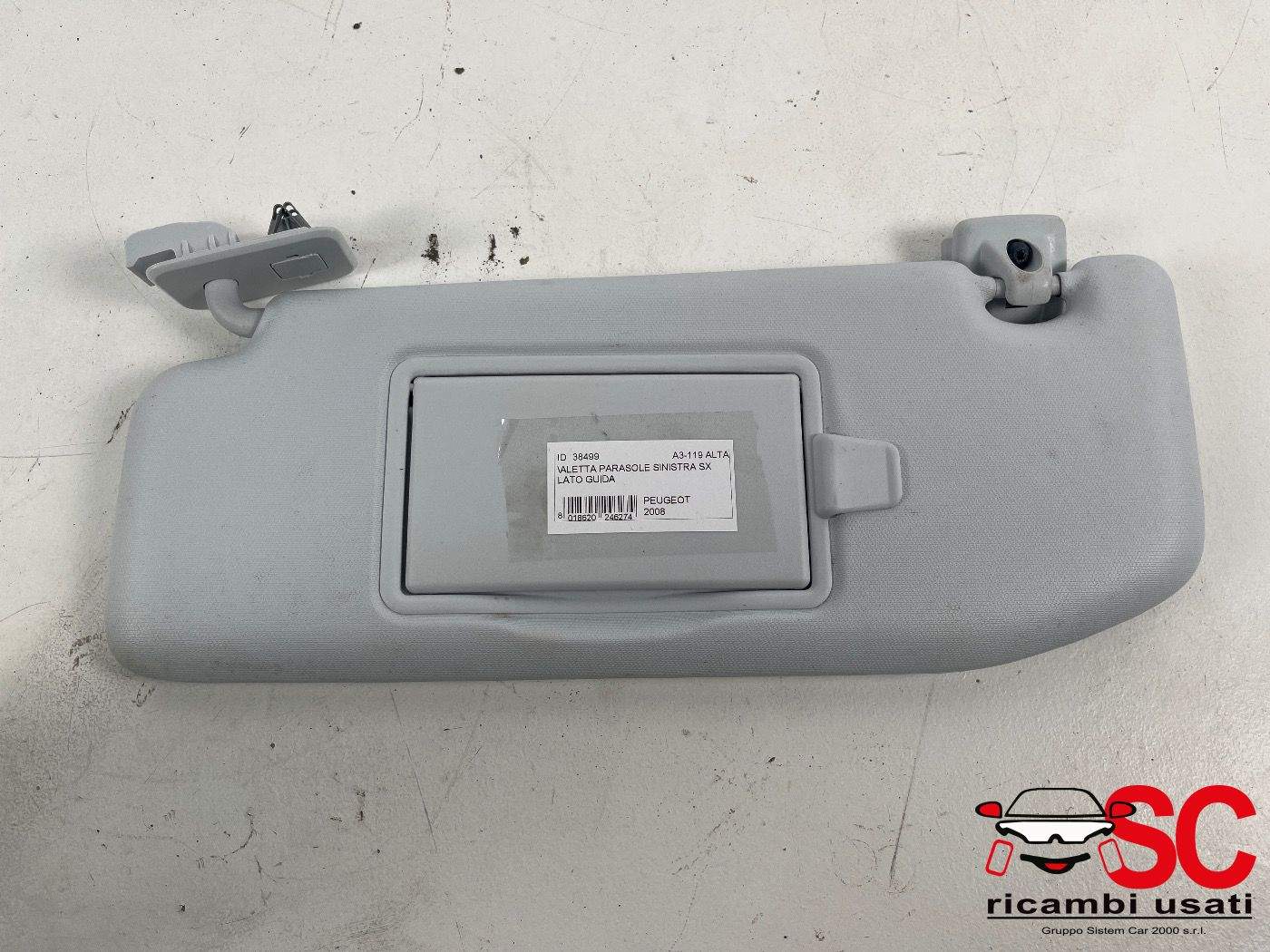 Aletta Parasole Sinistra Peugeot 2008  - 38499