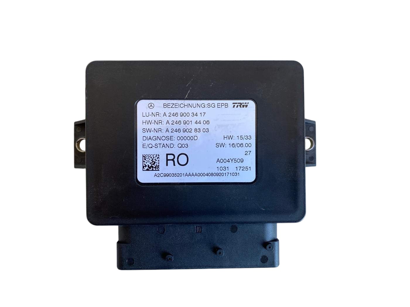 Centralina Freno A Mano Mercedes Cla W117 A2469003417 - 38659