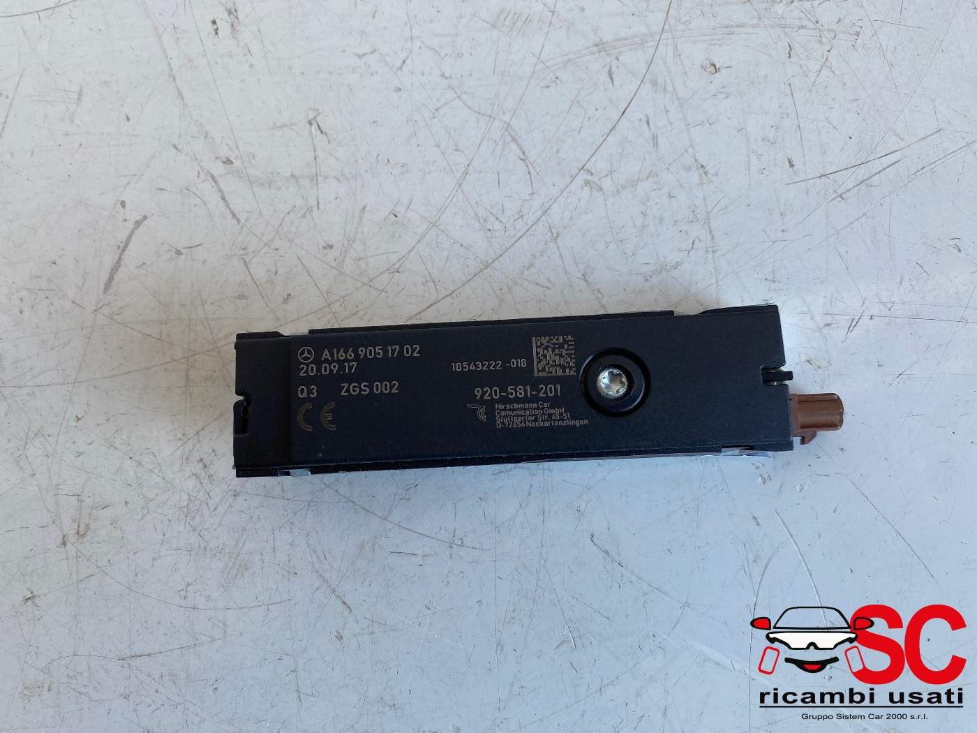 Amplificatore Antenna Mercedes Cla W117 A1669051702 - 38666