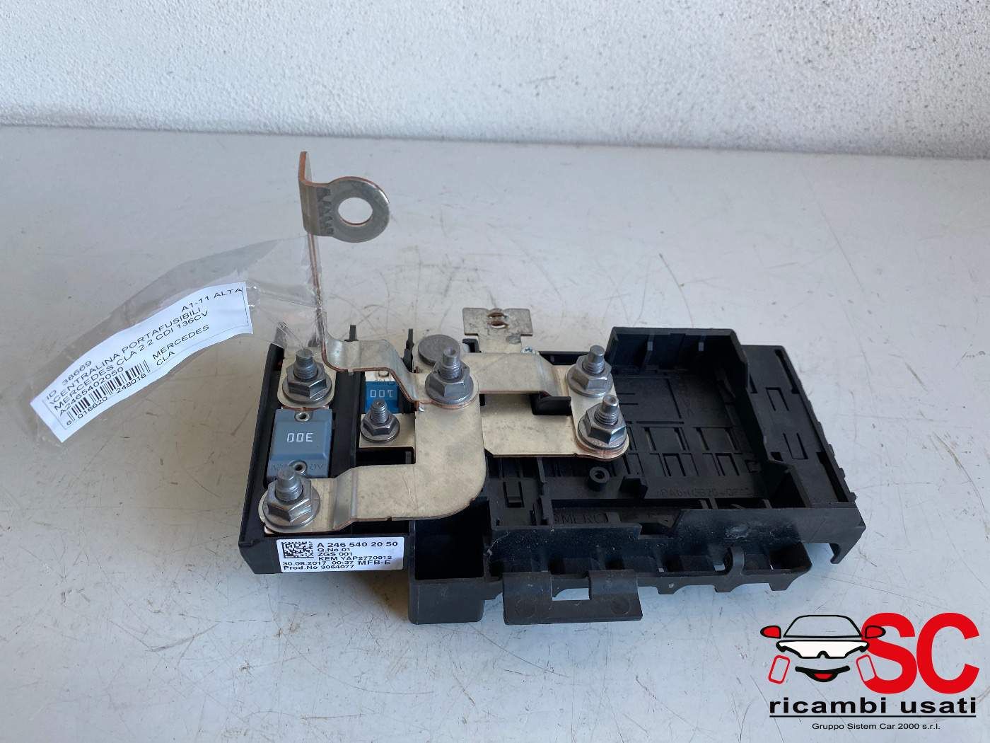 Centralina Portafusibili Mercedes Cla W117 A2465402050 - 38669