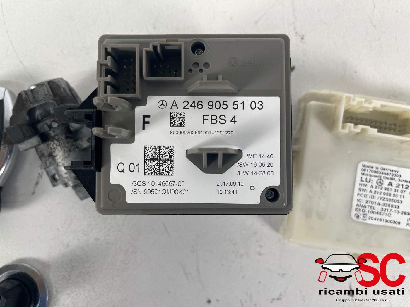 Blocchetto Accensione Mercedes Cla W117 A2469055103 - 38698 Blocchetto Accensione Mercedes Cla W117 A2469055103 - 38698