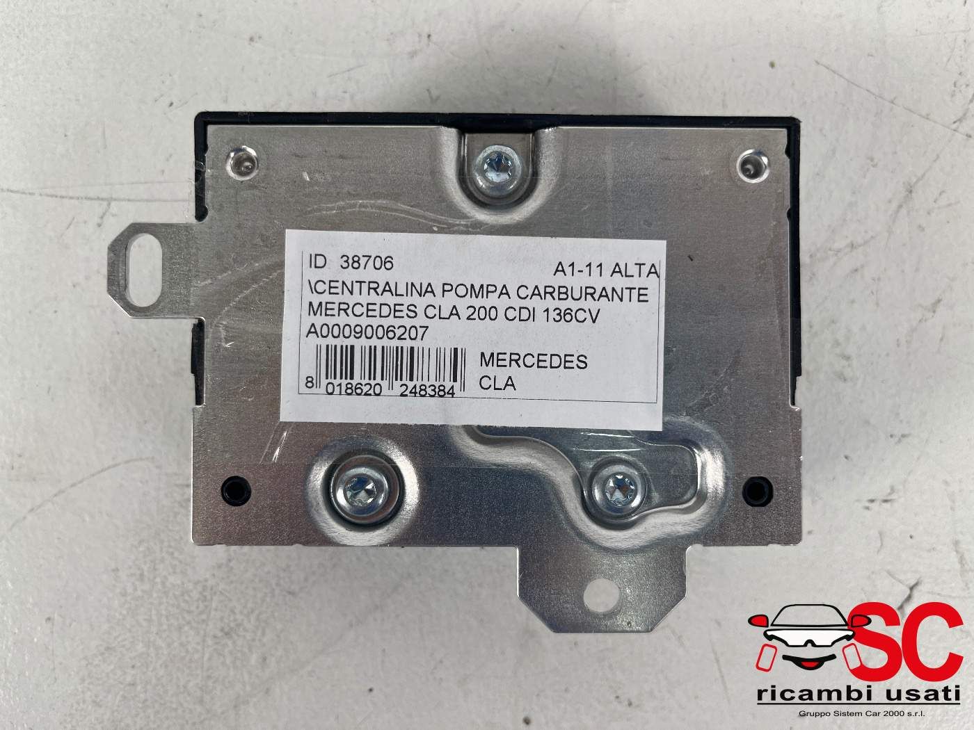 Centralina Pompa Carburante Mercedes Cla W117 A0009006207 - 38706