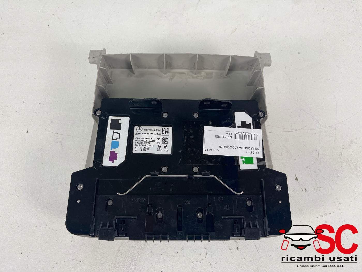 Plafoniera Luce Interna Mercedes Cla W117 A0009003608 - 38711 Plafoniera Luce Interna Mercedes Cla W117 A0009003608 - 38711