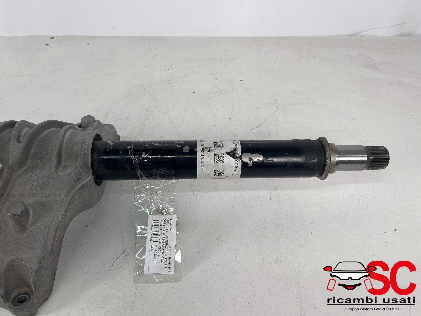 Semiasse Anteriore Destro Mercedes Cla W117 A2463301701 A2463600274 - 38765 Semiasse Anteriore Destro Mercedes Cla W117 A2463301701 A2463600274 - 38765