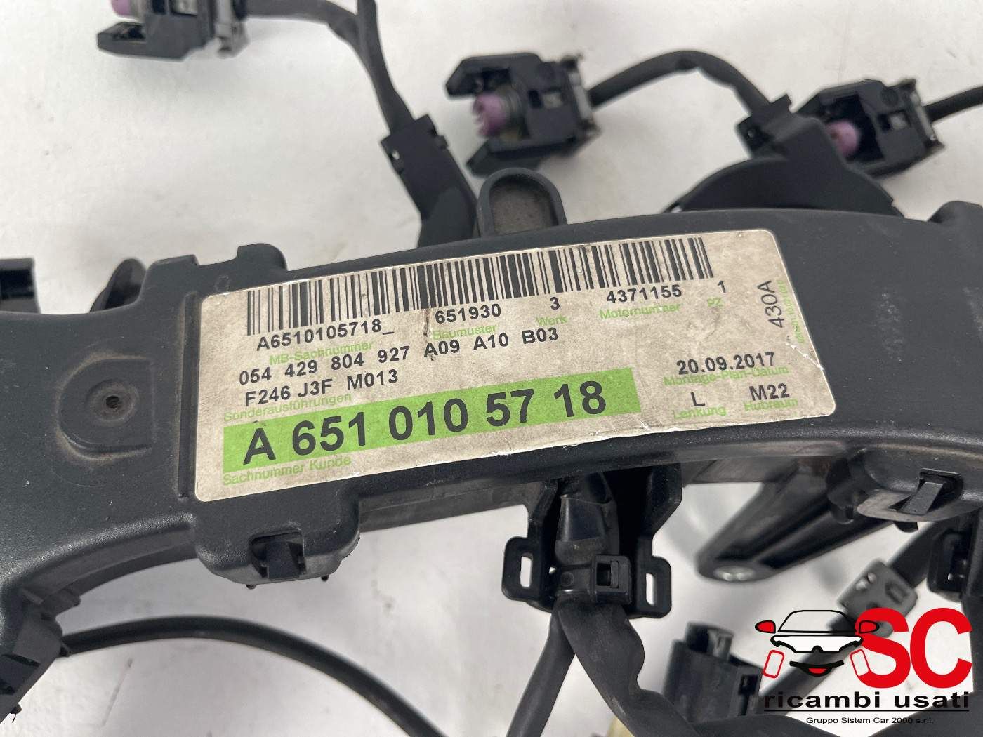 Cablaggio Motore Mercedes Cla W117 2.2 Cdi 136cv A6510105718 - 38783