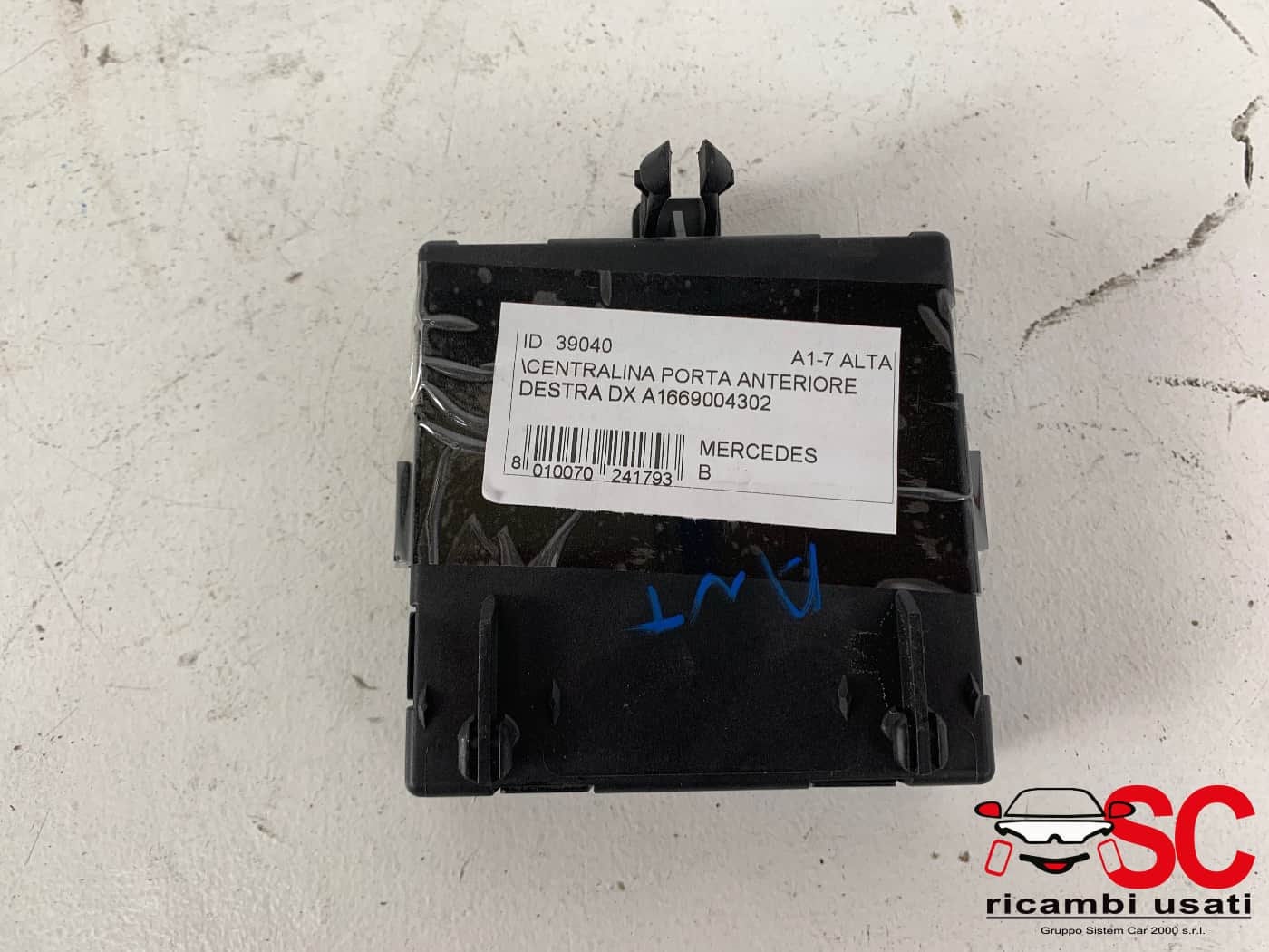 Centralina Porta Anteriore Destra Classe B W246 A1669004302 - 39040 Centralina Porta Anteriore Destra Classe B W246 A1669004302 - 39040