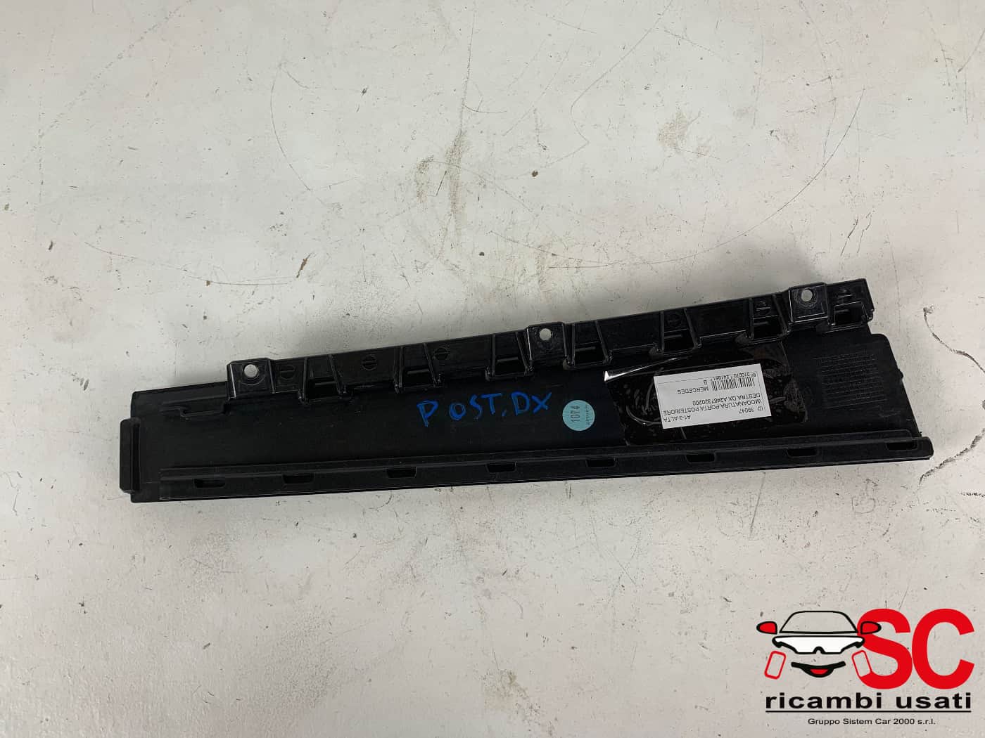 Modanatura Porta Posteriore Classe B W246 A2467320200 - 39047 Modanatura Porta Posteriore Classe B W246 A2467320200 - 39047