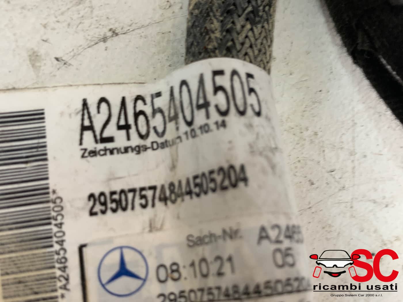 Cablaggio Porta Anteriore Sx Classe B W246 A2465404805 A2465404505 - 39051 Cablaggio Porta Anteriore Sx Classe B W246 A2465404805 A2465404505 - 39051