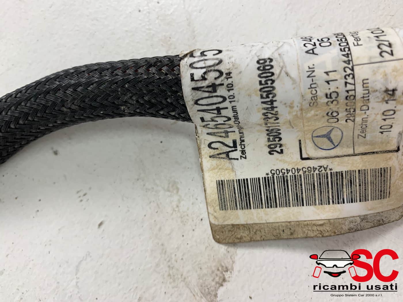 Cablaggio Porta Ant Dx Mercedes Classe B W246 A2465404805 A2465404505 Cablaggio Porta Ant Dx Mercedes Classe B W246 A2465404805 A2465404505