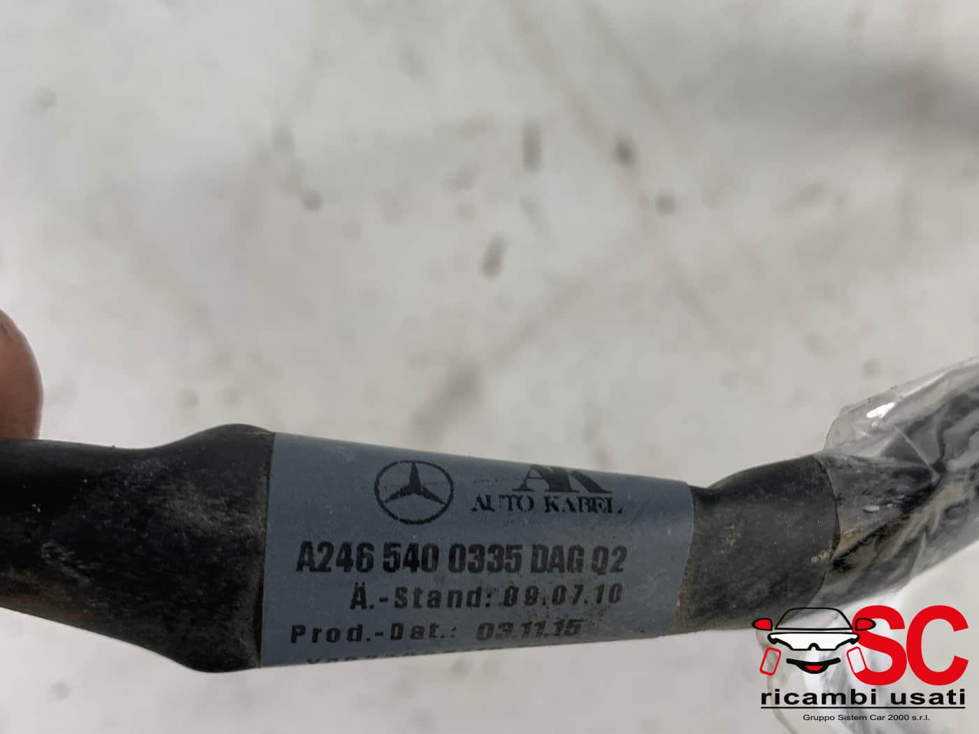 Cavo Batteria Mercedes Classe B W246 A2465400335 - 39054