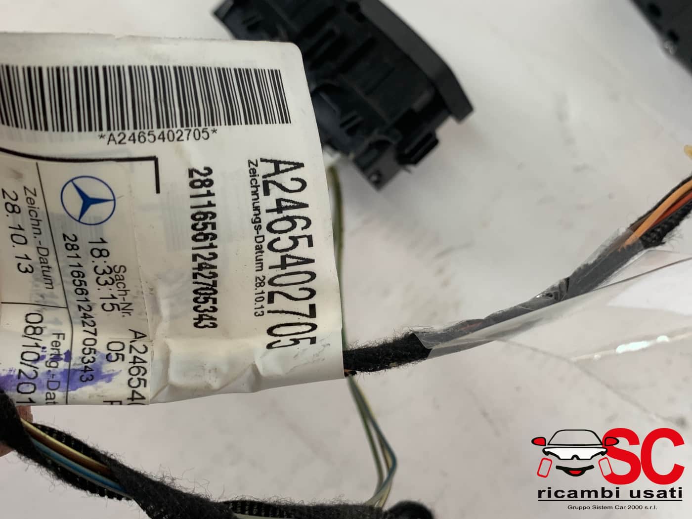 Pulsantiera Alzavetro Ant Sinistra Classe B W246 A1669054400 - 39089