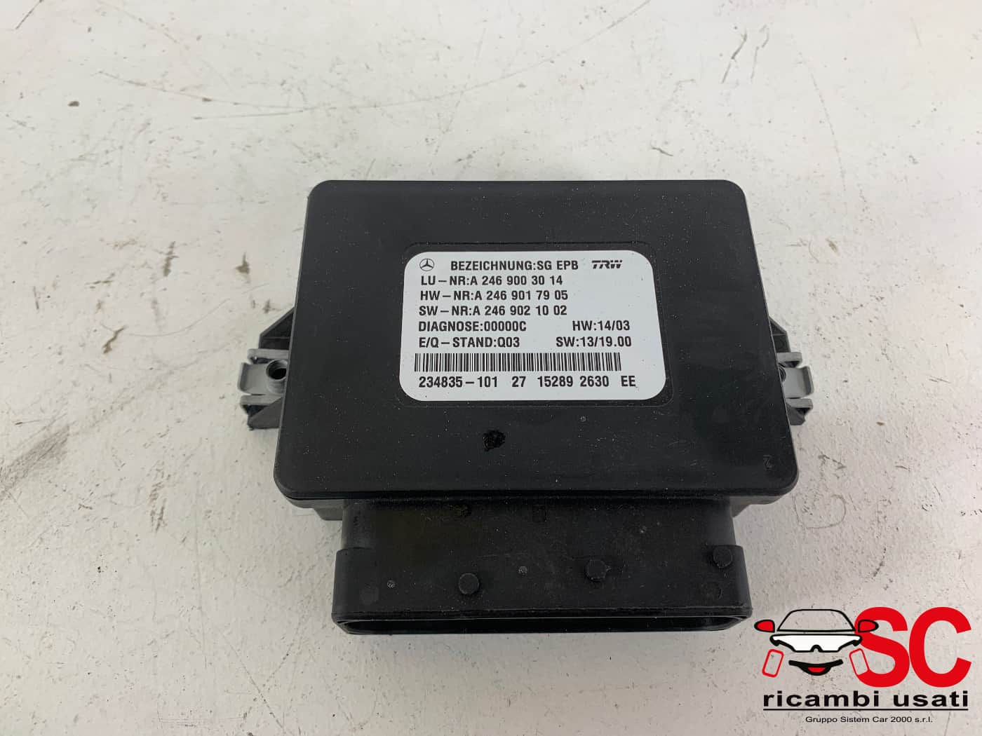 Centralina Freno A Mano Mercedes Classe B W246 A2469003014 A2469006916 - 39117