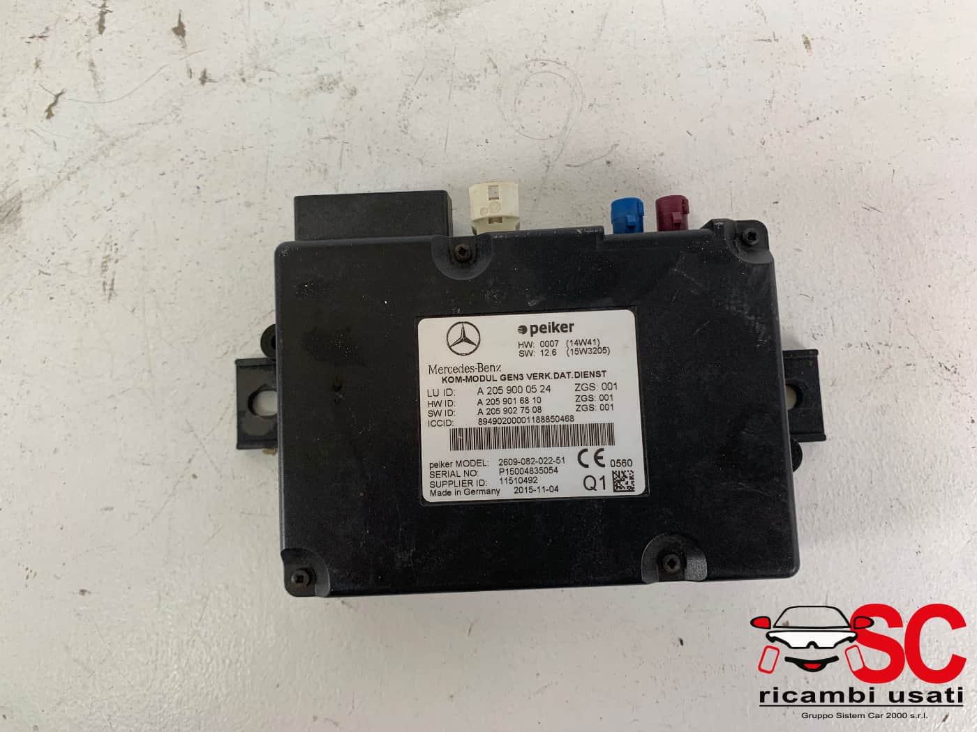 Centralina Telefono Mercedes Classe B 180 W246 A2059000524 - 39122