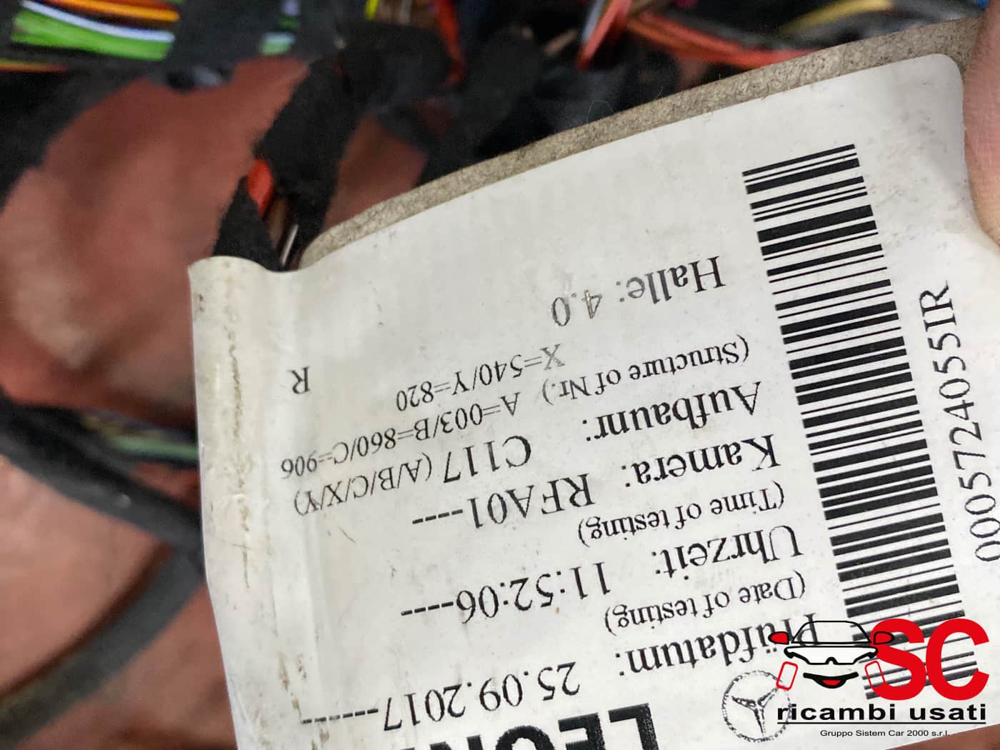 Cablaggio Abitacolo Mercedes Cla 2.2 Cdi - W00758 Cablaggio Abitacolo Mercedes Cla 2.2 Cdi - W00758