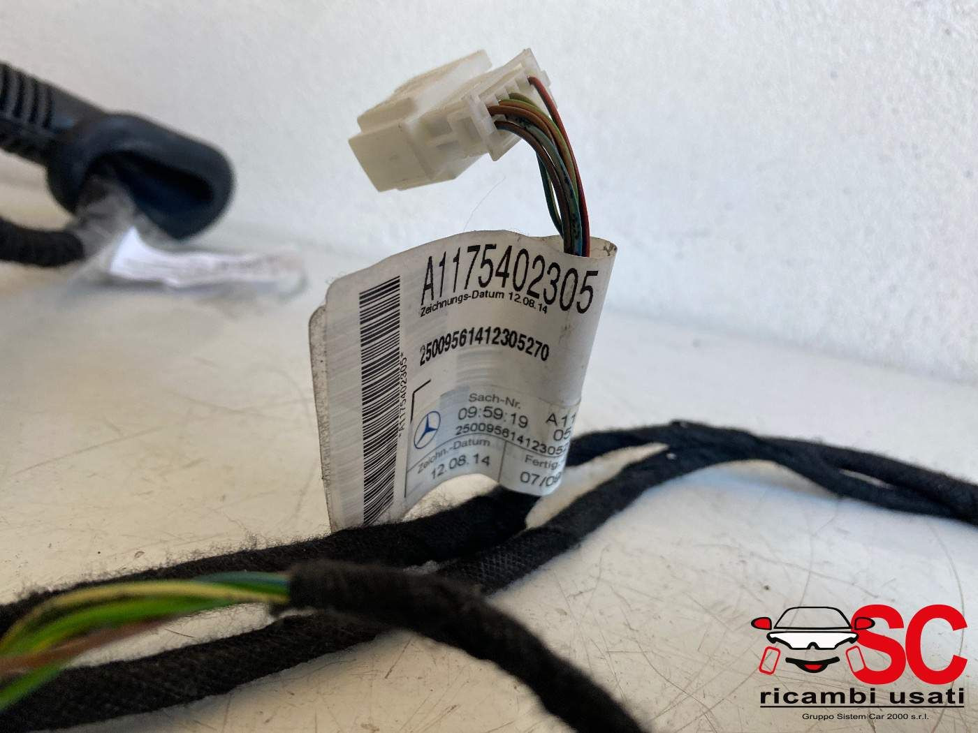 IMPIANTO ELETTRICO (CABLAGGIO) PORTA POSTERIORE SX MERCEDES CLA Coupé (C117) A1175402305 (13>19)