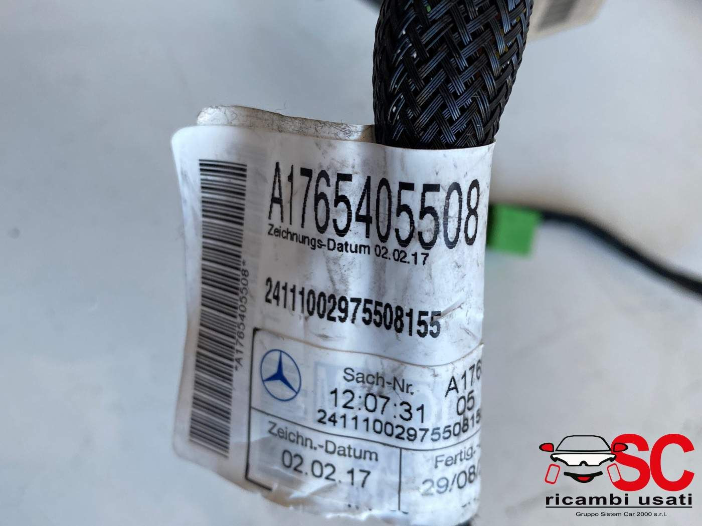 CABLAGGIO PORTA ANTERIORE SINISTRA MERCEDES CLA Coupé (C117) A1765405508 (13>19)