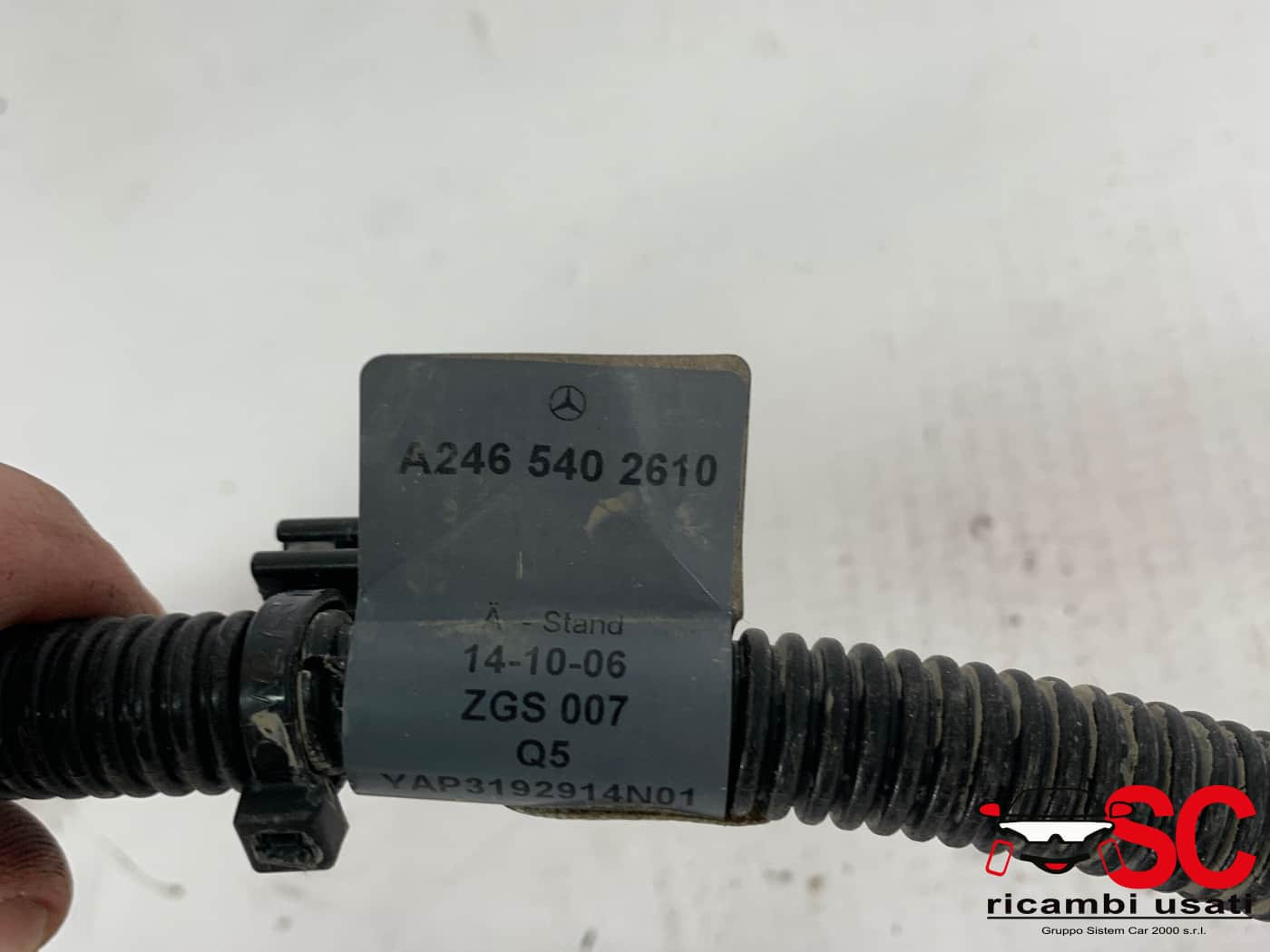 A2465402610 CAVO BATTERIA MERCEDES Classe B W246 2° Serie diesel