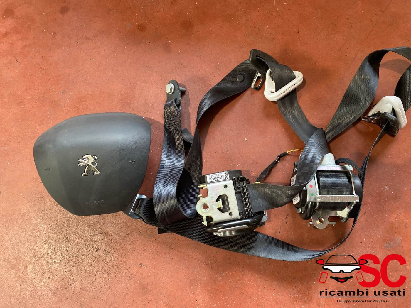 KIT AIRBAG SEMICOMPLETO PEUGEOT 2008 1° Serie 98072114ZD diesel (13>)