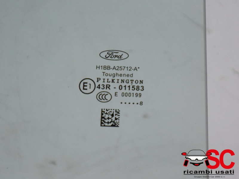 Vetro Scendente Posteriore Destro Ford Fiesta Mk7  - 37202