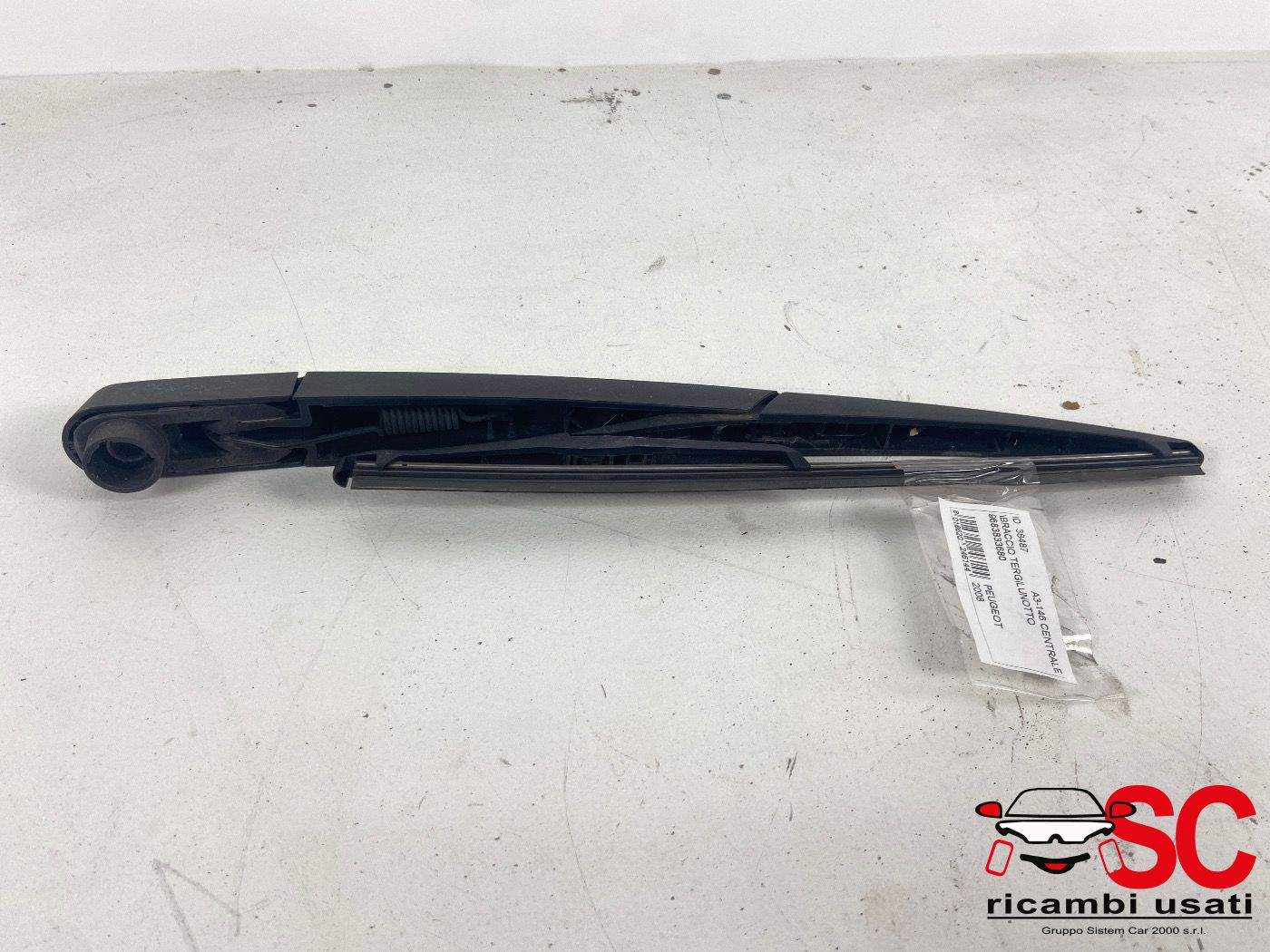 Braccio Tergilunotto Peugeot 2008 9683833680 - 38487 Braccio Tergilunotto Peugeot 2008 9683833680 - 38487