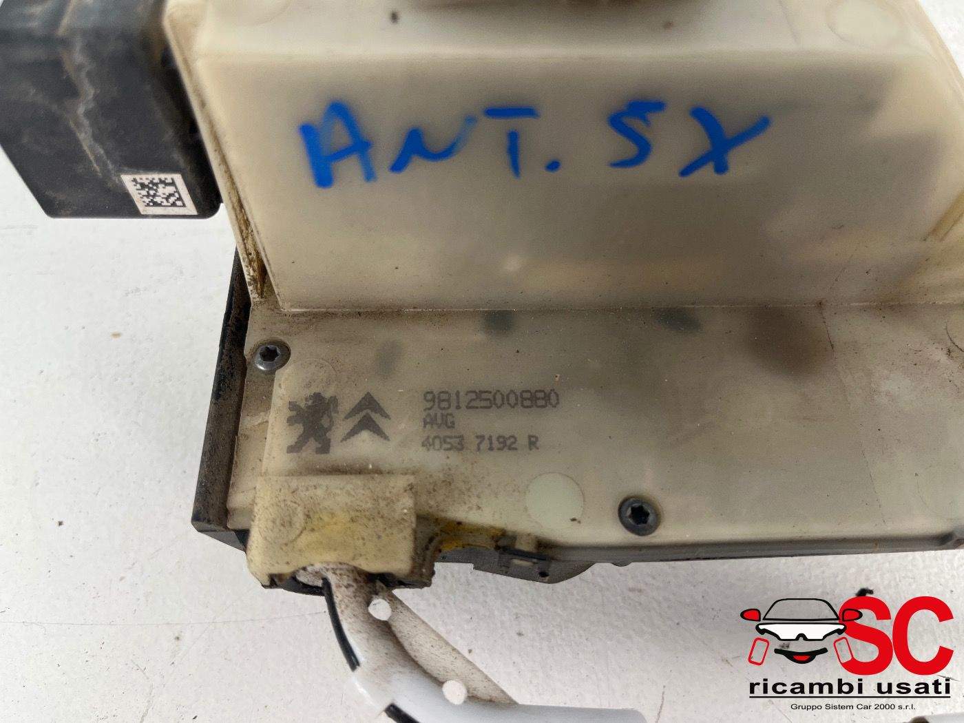 Serratura Porta Anteriore Sinistra Peugeot 2008 9812500880 - 38488 Serratura Porta Anteriore Sinistra Peugeot 2008 9812500880 - 38488