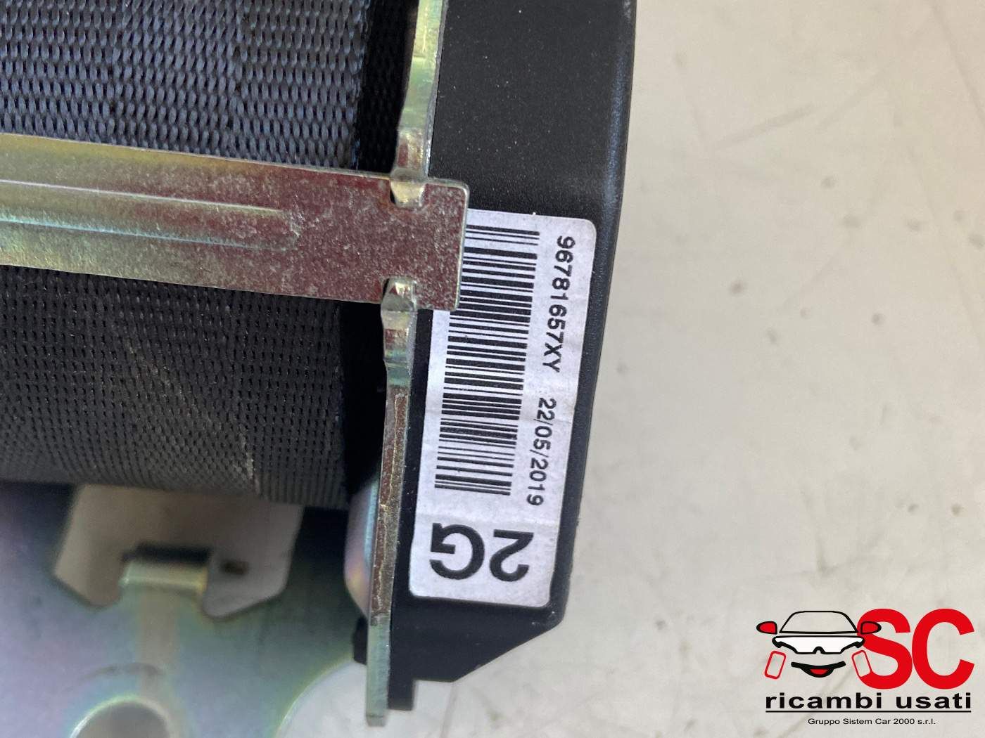 Cintura Di Sicurezza Posteriore Sx Peugeot 2008 96781657XY - 38517