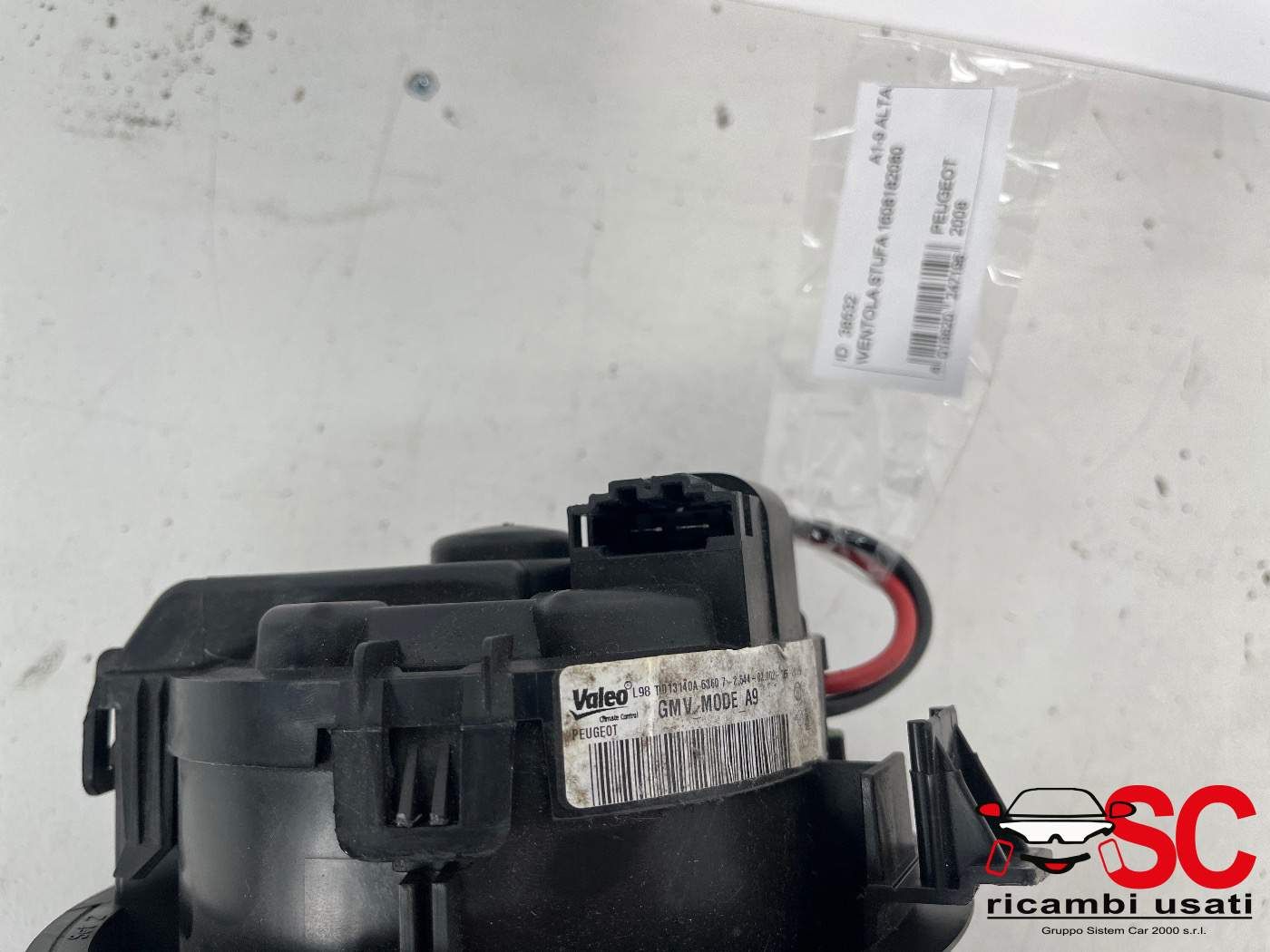 Ventola Elettroventola Stufa Peugeot 2008 1608182080 - 38532 Ventola Elettroventola Stufa Peugeot 2008 1608182080 - 38532