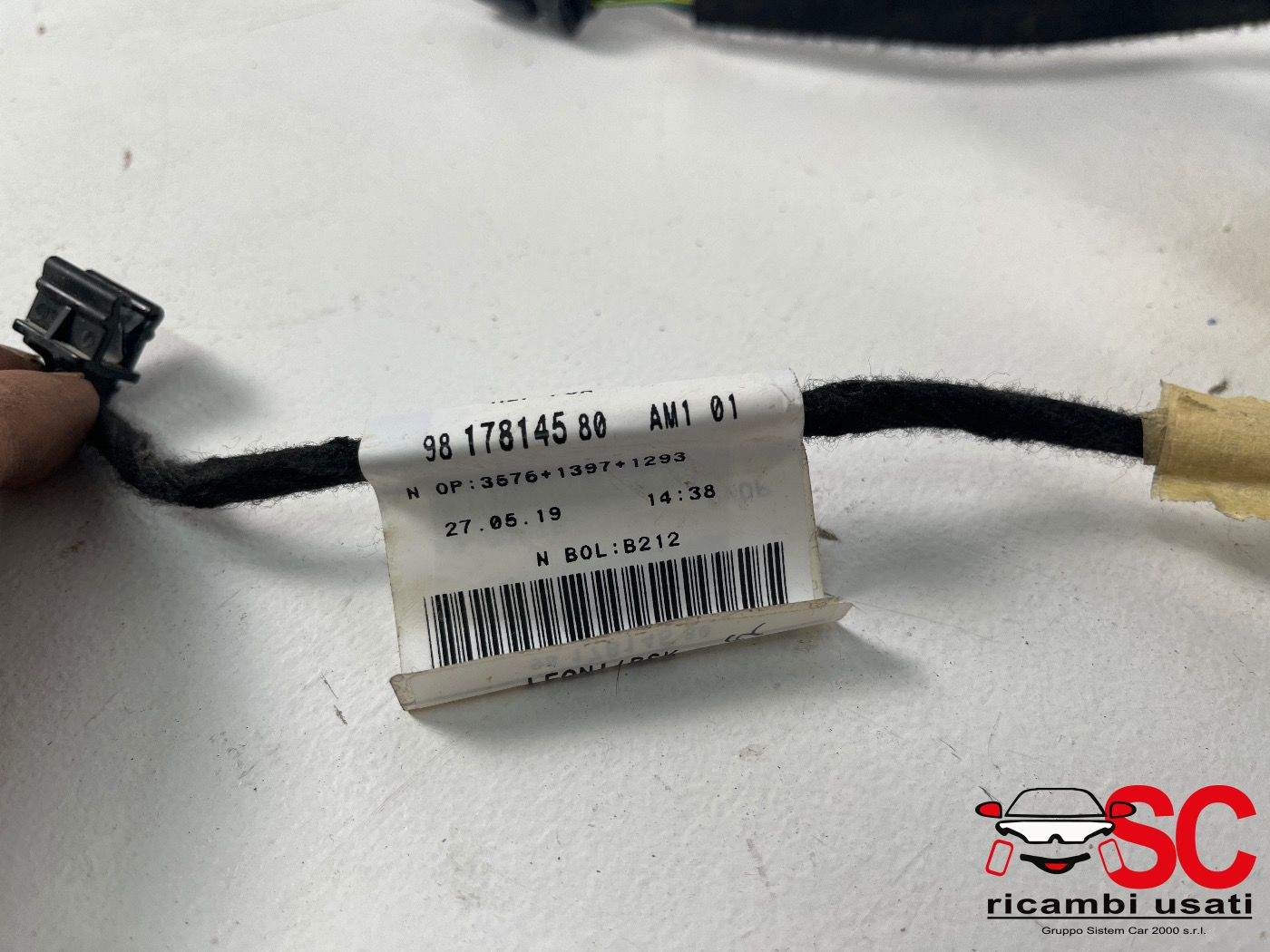 Cablaggio Porta Anteriore Destro Peugeot 2008 9817814580 - 38539