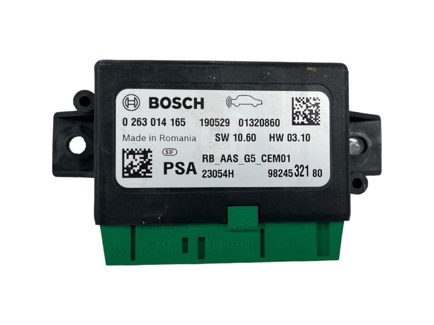 Centralina Sensori Di Parcheggio Peugeot 2008 9824532180 - 38557 Centralina Sensori Di Parcheggio Peugeot 2008 9824532180 - 38557