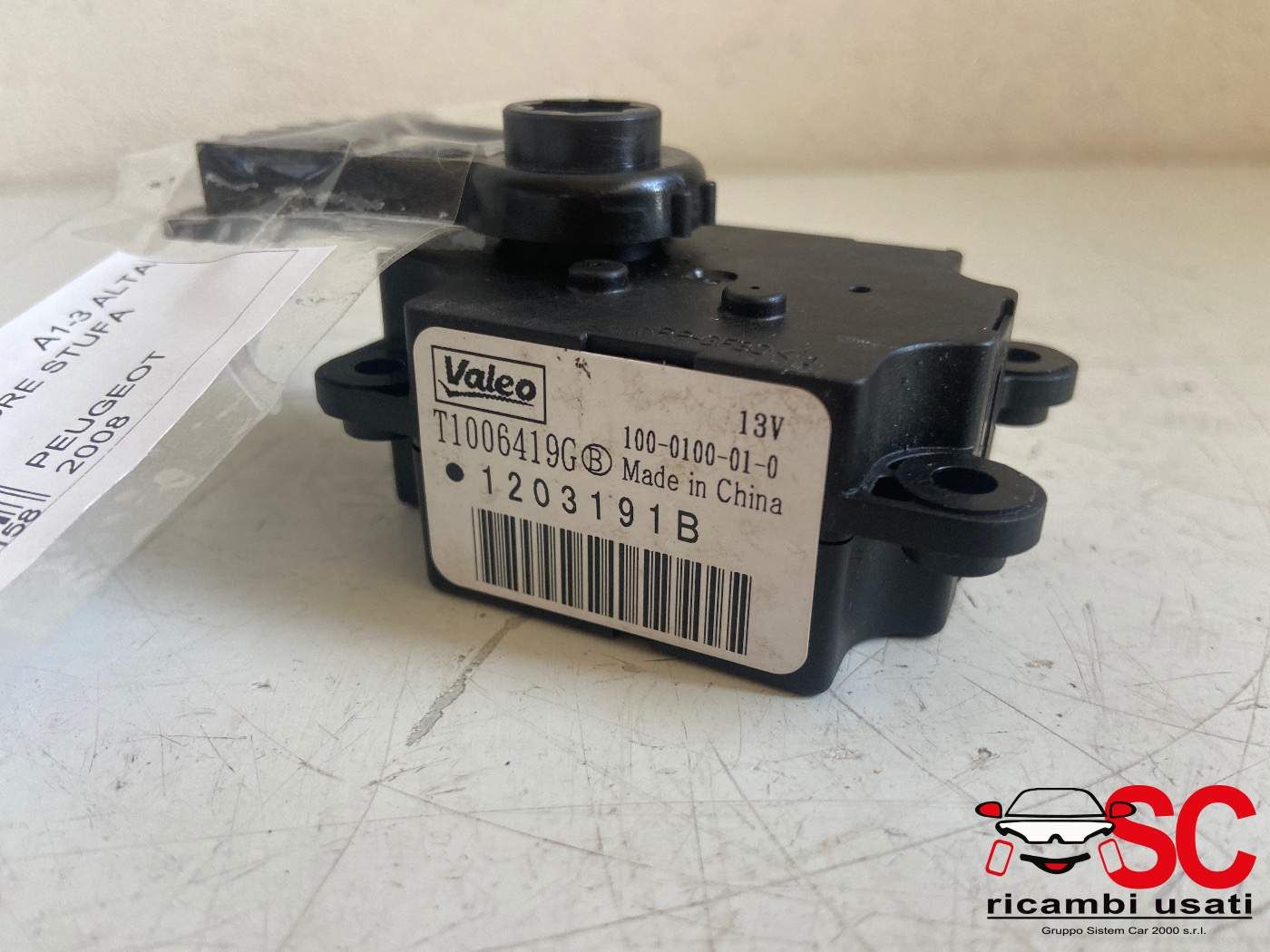 Motorino Attuatore Stufa Peugeot 2008 T1006419G - 38585 Motorino Attuatore Stufa Peugeot 2008 T1006419G - 38585