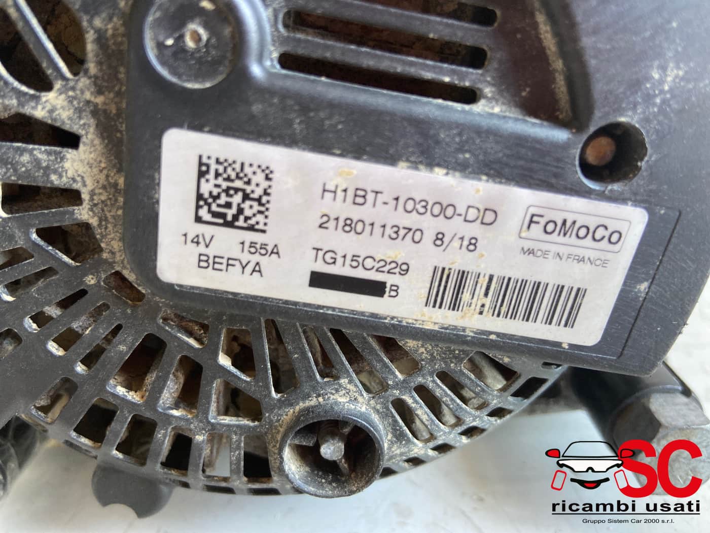 Alternatore Ford Fiesta Mk7 1.5 Tdci H1BT10300DD 2402870 - 38789