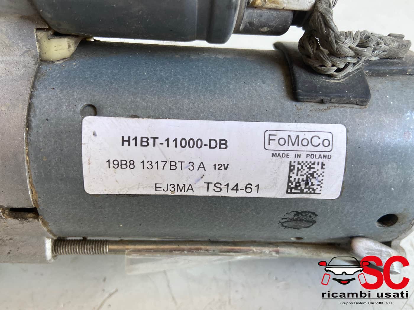 Motorino Di Avviamento Ford Fiesta Mk7 1.5 Tdci H1BT11000DB - 38790 Motorino Di Avviamento Ford Fiesta Mk7 1.5 Tdci H1BT11000DB - 38790