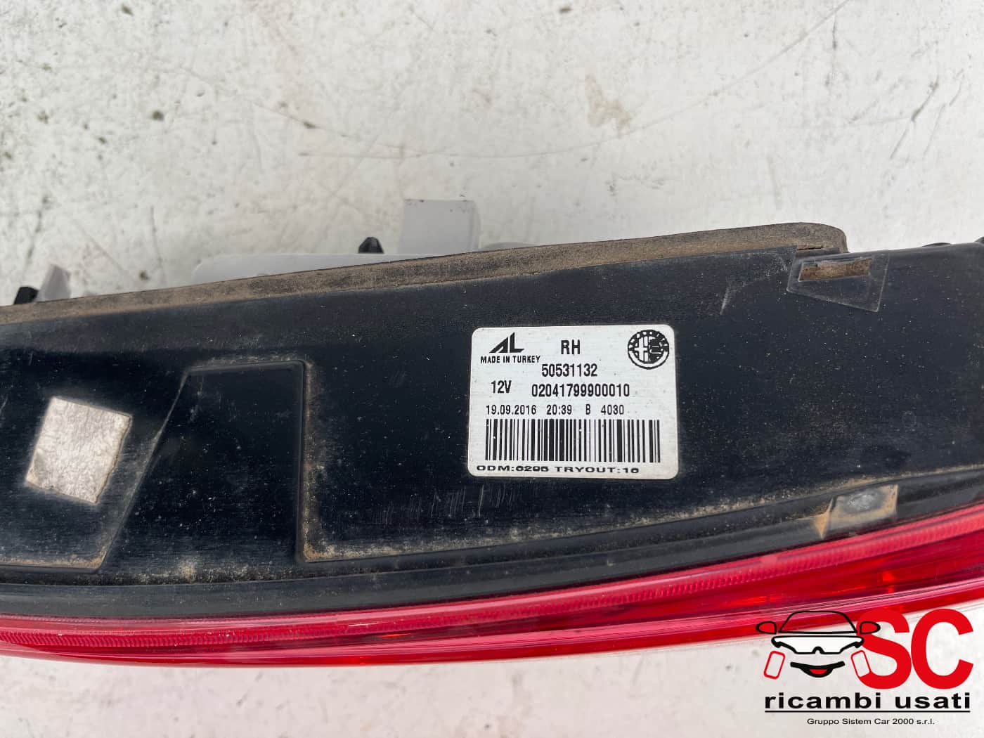 Fanale Posteriore Destro Alfa Romeo Giulietta 50531132 - 40416