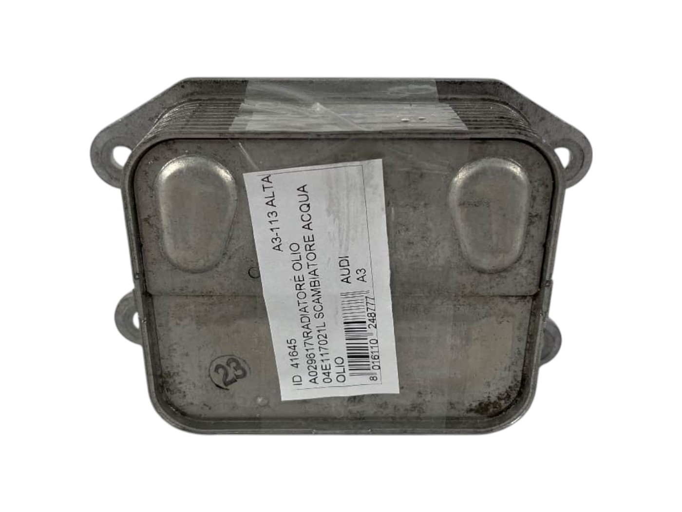 Radiatore Olio Audi A3 8y 1.4 Ibrida 04E117021L - 41645 Radiatore Olio Audi A3 8y 1.4 Ibrida 04E117021L - 41645