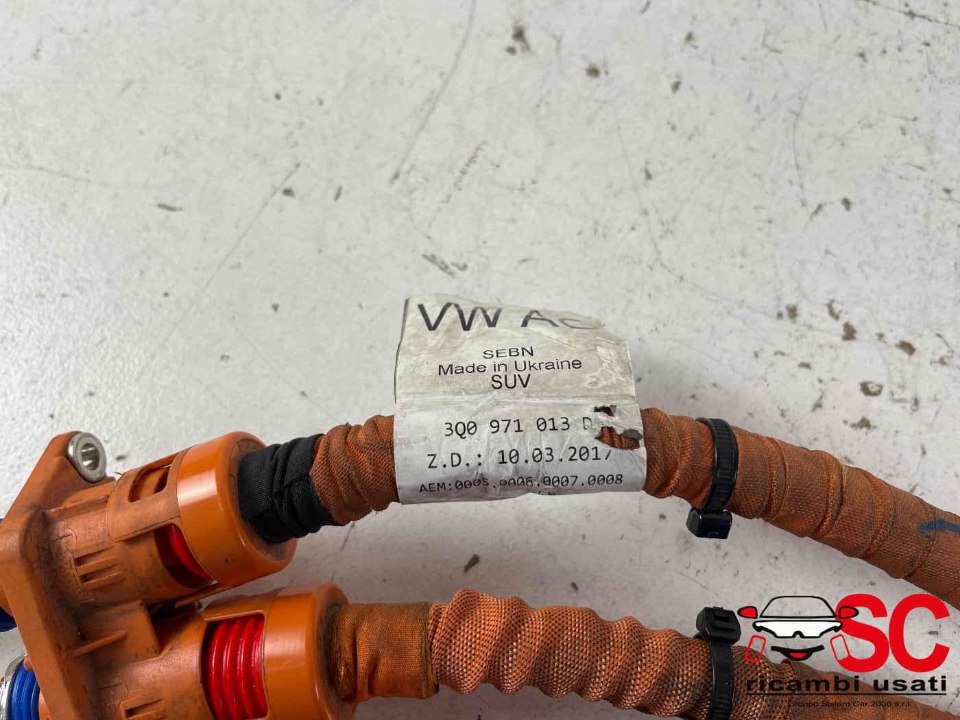 Cablaggio Alta Tensione Audi A3 8y 1.4 Ibrida 3Q0971013D - 41647 Cablaggio Alta Tensione Audi A3 8y 1.4 Ibrida 3Q0971013D - 41647