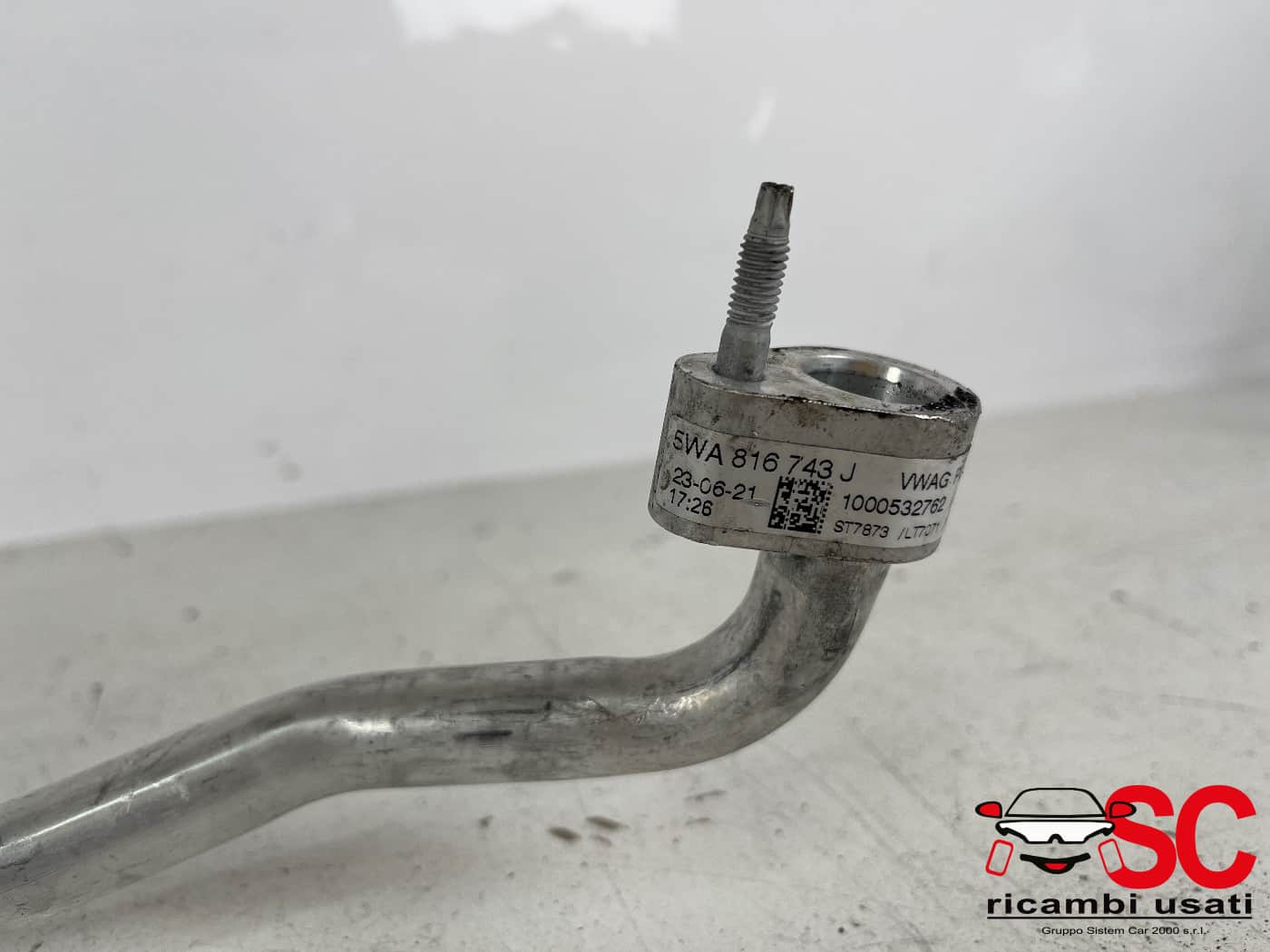 Tubo Aria Condizionata Audi A3 1.4 Ibrida 5WA816743J - 41689 Tubo Aria Condizionata Audi A3 1.4 Ibrida 5WA816743J - 41689