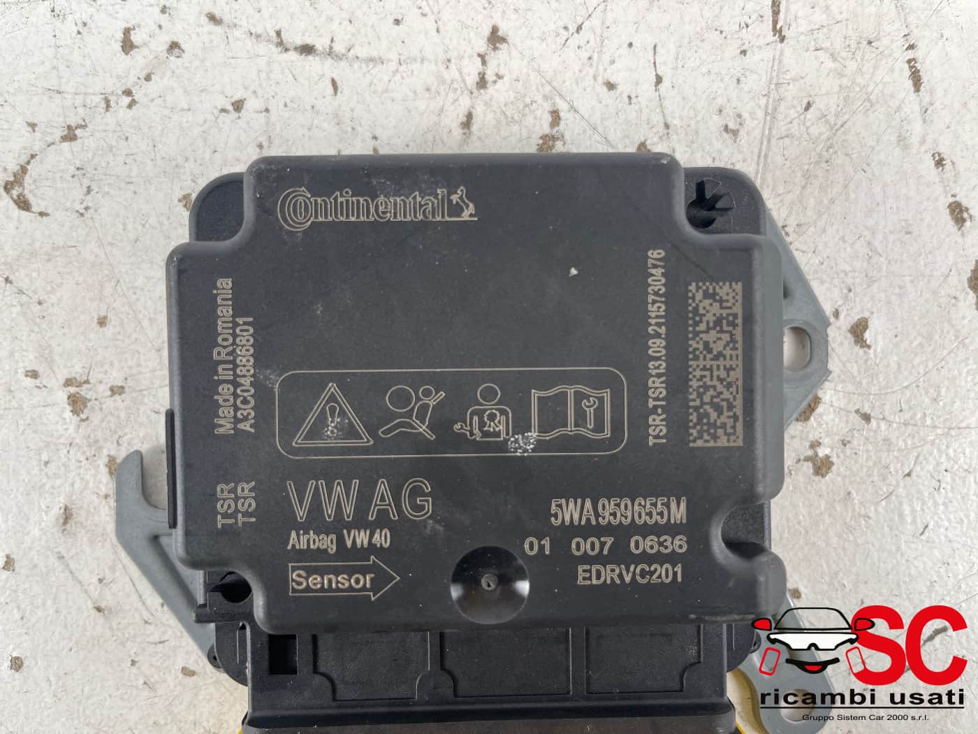 Centralina Airbag Audi A3 5WA959655M - 41696 Centralina Airbag Audi A3 5WA959655M - 41696