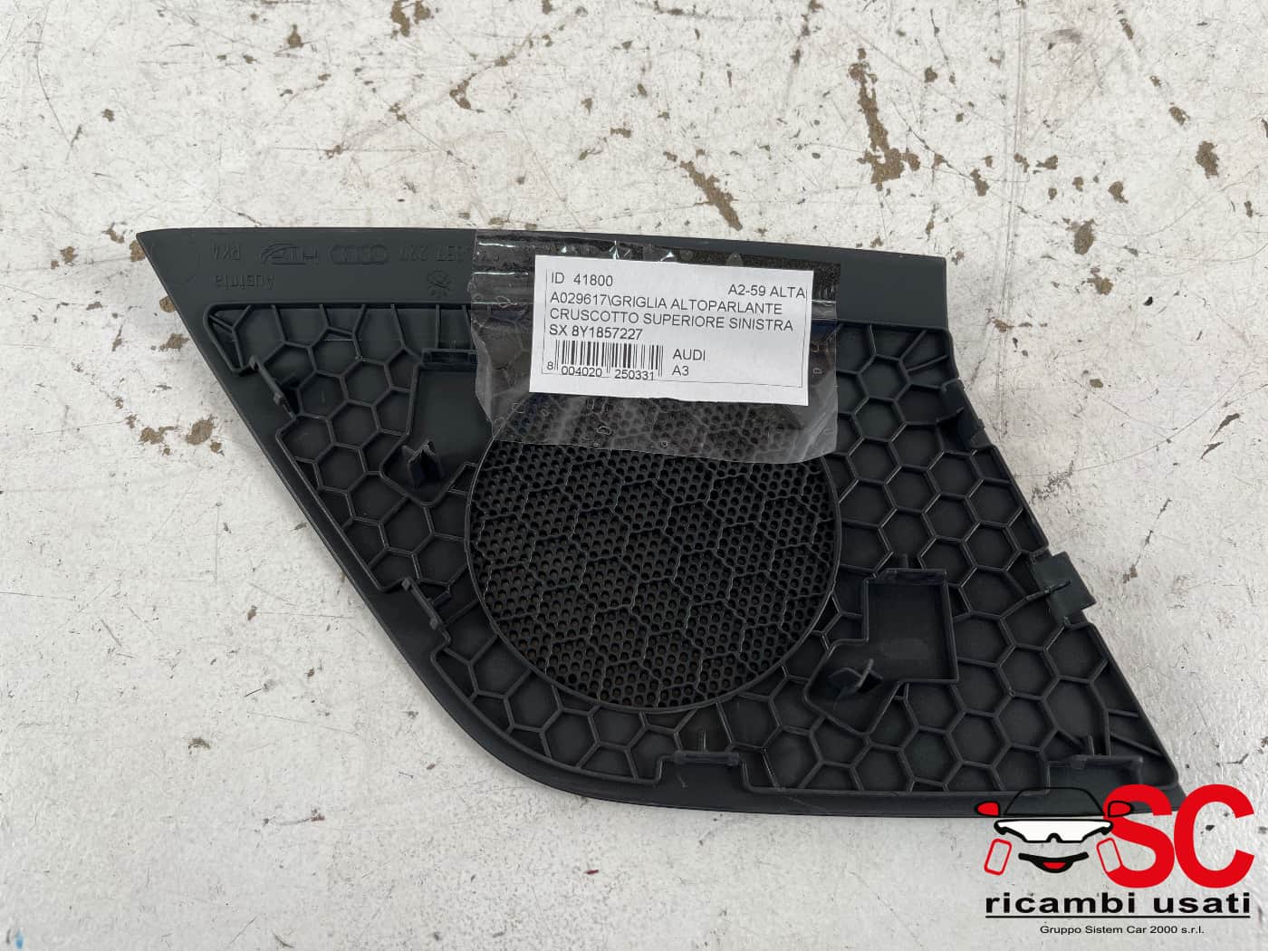 Griglia Altoparlante Cruscotto Audi A3 8y 8Y1857227 - 41800 Griglia Altoparlante Cruscotto Audi A3 8y 8Y1857227 - 41800