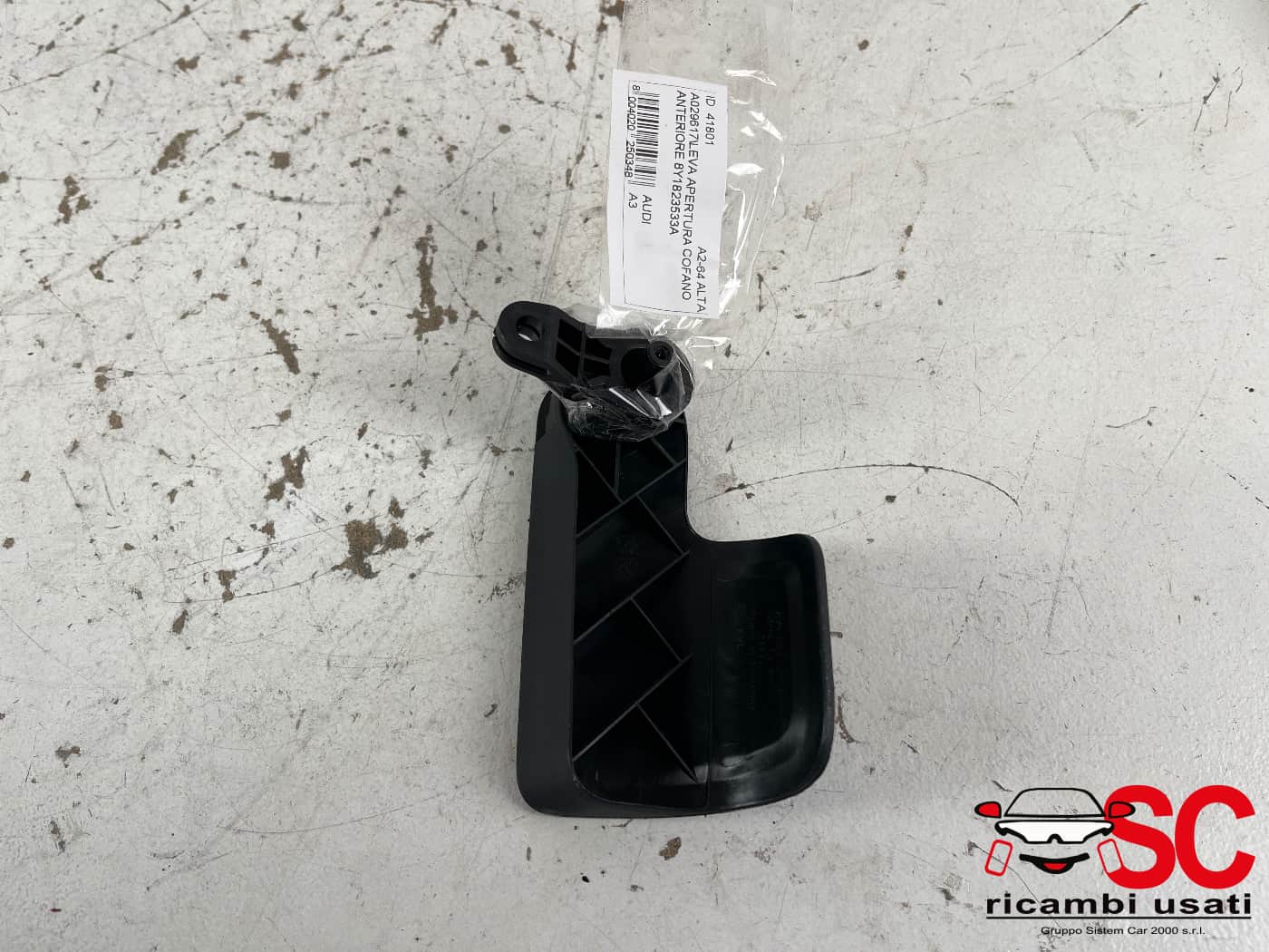 Leva Apertura Cofano Anteriore Audi A3 8y 8Y1823533A - 41801 Leva Apertura Cofano Anteriore Audi A3 8y 8Y1823533A - 41801