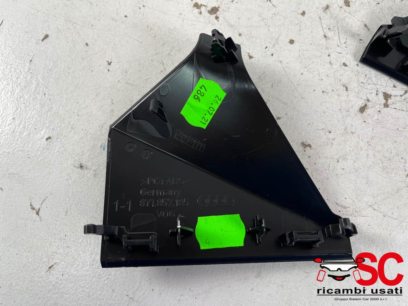 Modanatura Plancia Cruscotto Audi A3 8y 8Y1857186 8Y1857185 - 41802 Modanatura Plancia Cruscotto Audi A3 8y 8Y1857186 8Y1857185 - 41802