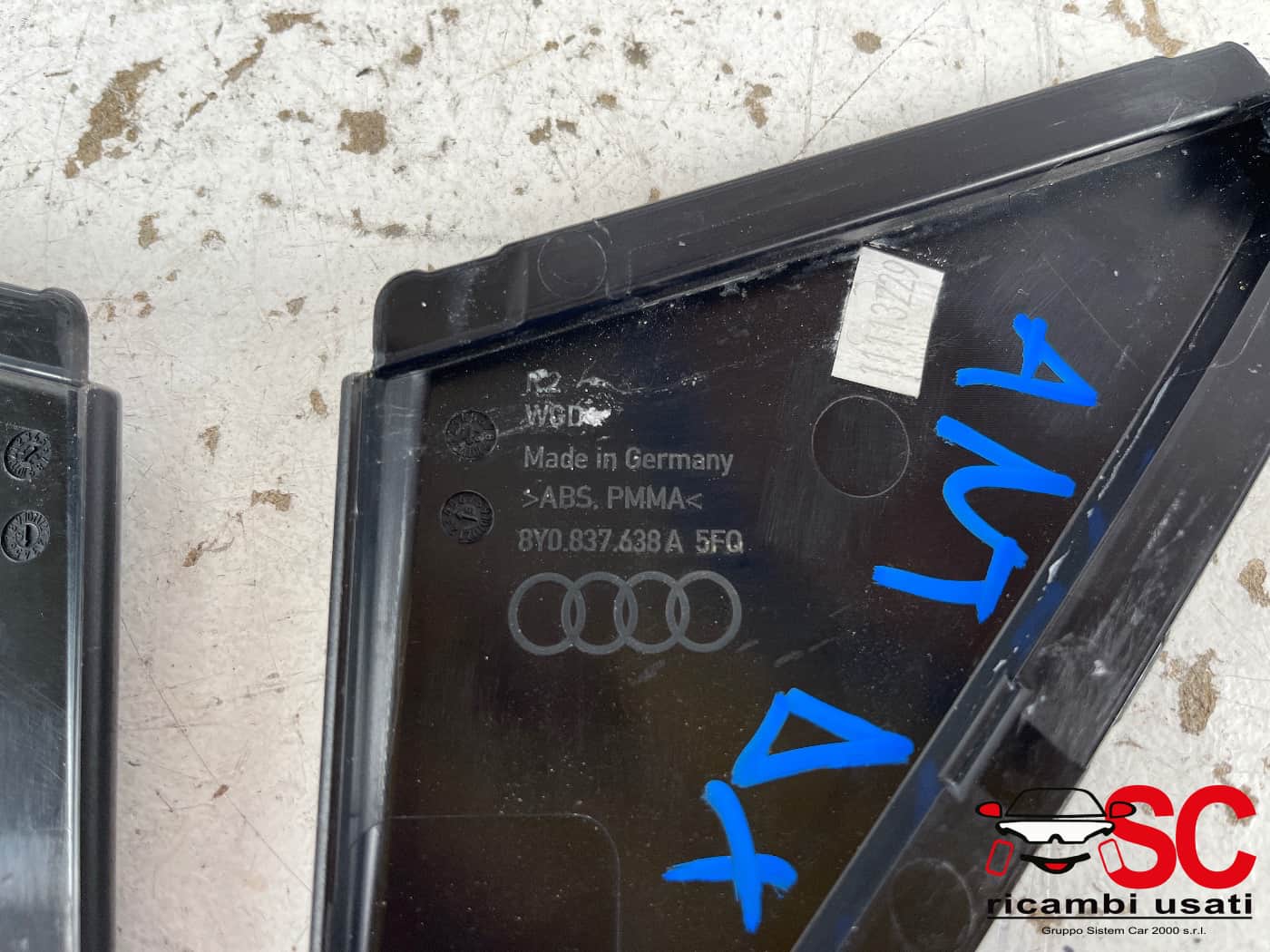 Modanature Porta Anteriore Audi A3 8y 8Y0837638A 8Y0837637A - 41806 Modanature Porta Anteriore Audi A3 8y 8Y0837638A 8Y0837637A - 41806