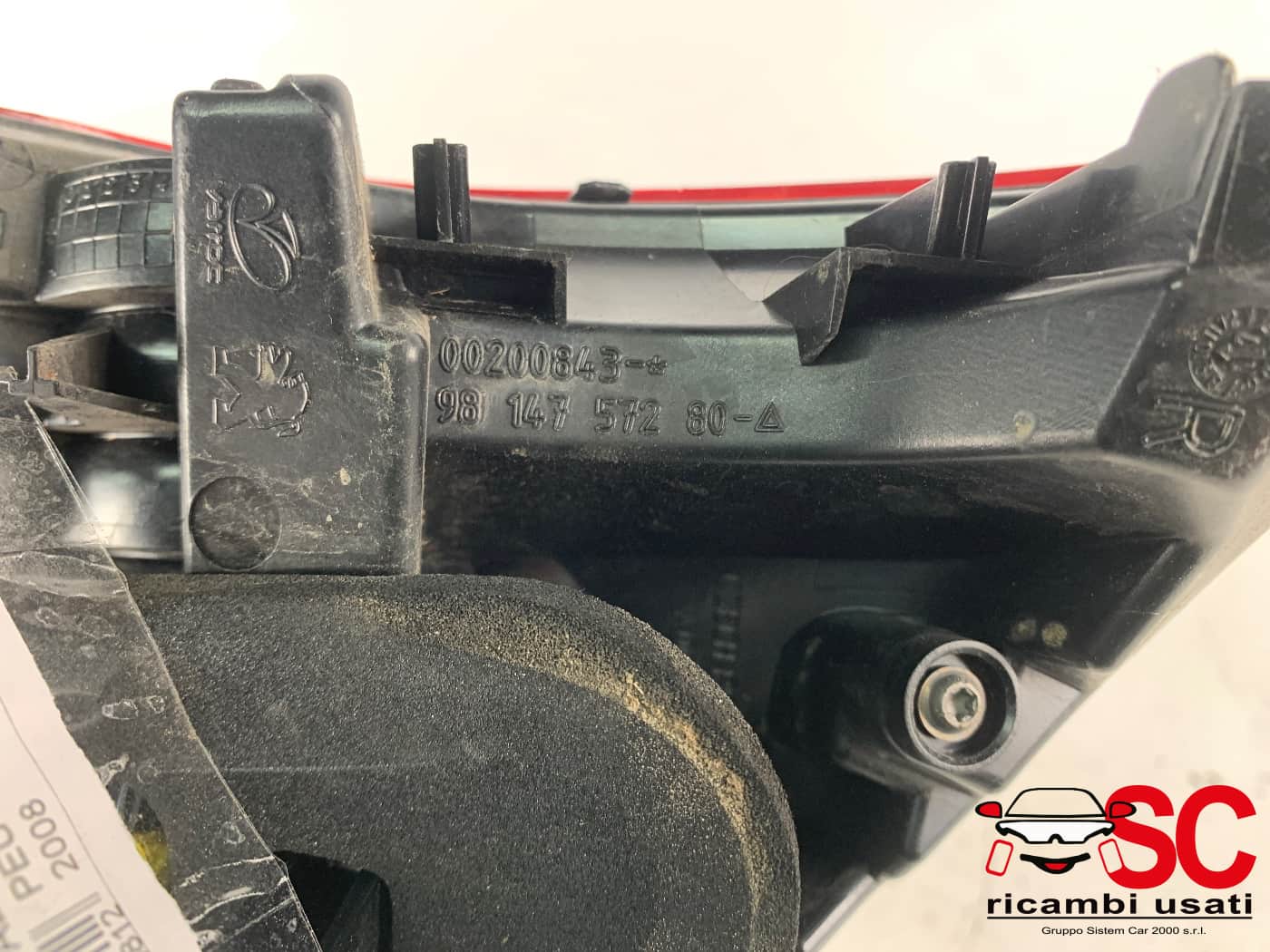 Fanale Posteriore Destro Peugeot 2008 9814757280 - 41848 Fanale Posteriore Destro Peugeot 2008 9814757280 - 41848