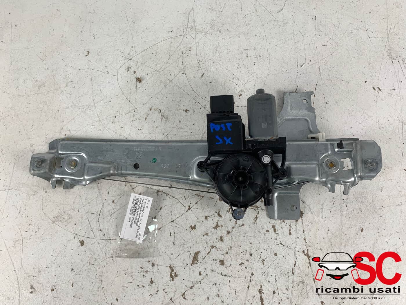 Alzavetro Posteriore Sinistro Peugeot 2008 9815999580 - 41861 Alzavetro Posteriore Sinistro Peugeot 2008 9815999580 - 41861