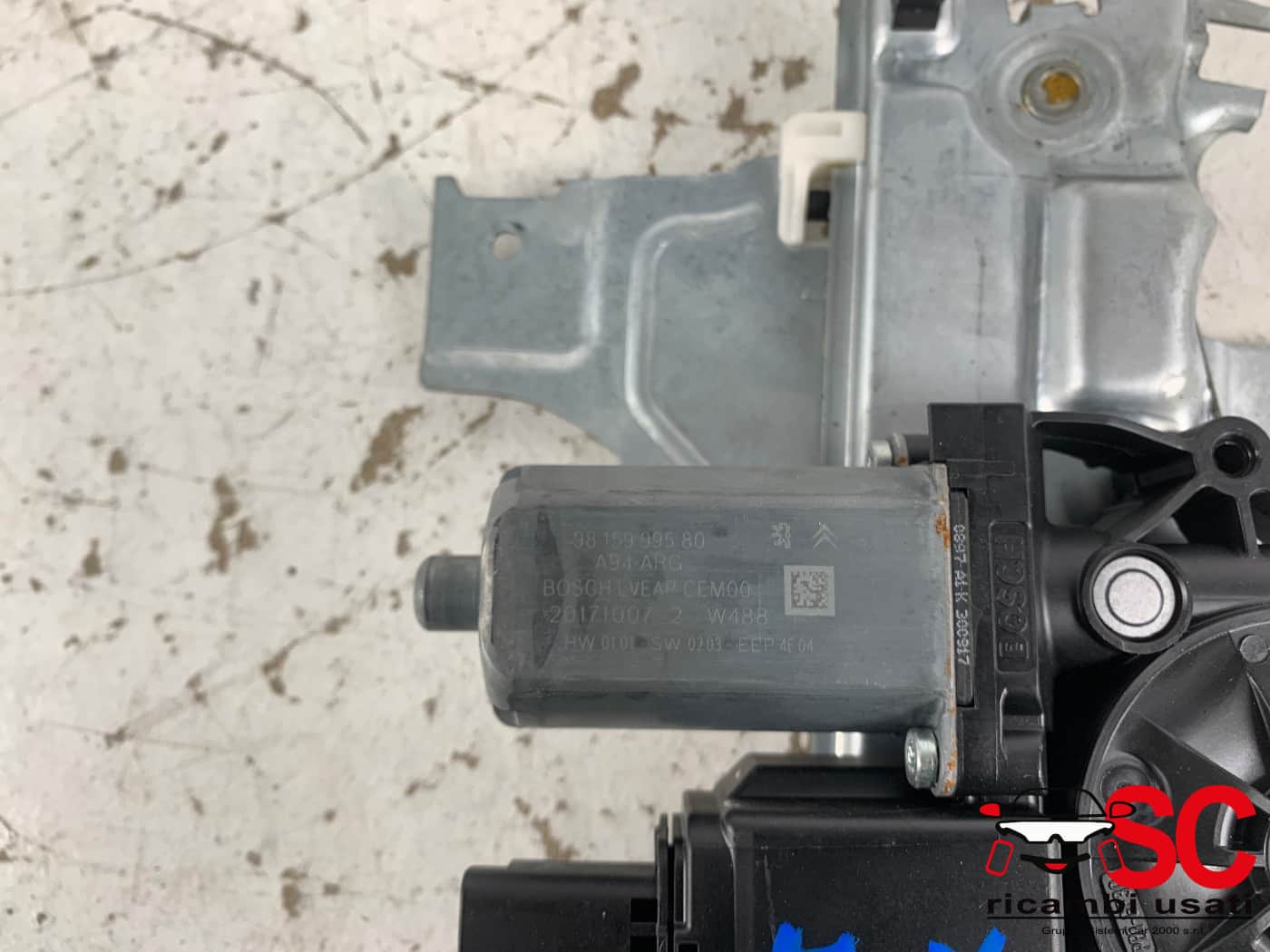 Alzavetro Posteriore Sinistro Peugeot 2008 9815999580 - 41861 Alzavetro Posteriore Sinistro Peugeot 2008 9815999580 - 41861