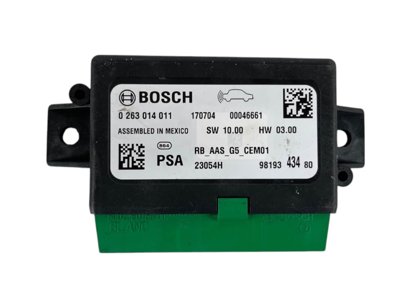 Centralina Sensori Di Parcheggio Peugeot 2008 9819343480 - 41897 Centralina Sensori Di Parcheggio Peugeot 2008 9819343480 - 41897