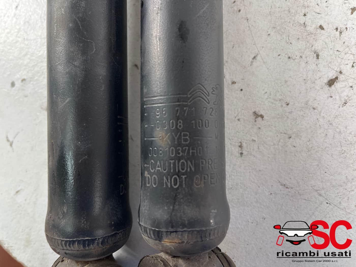 Ammortizzatore Ponte Posteriore Peugeot 2008 9677172880 - 41899 Ammortizzatore Ponte Posteriore Peugeot 2008 9677172880 - 41899